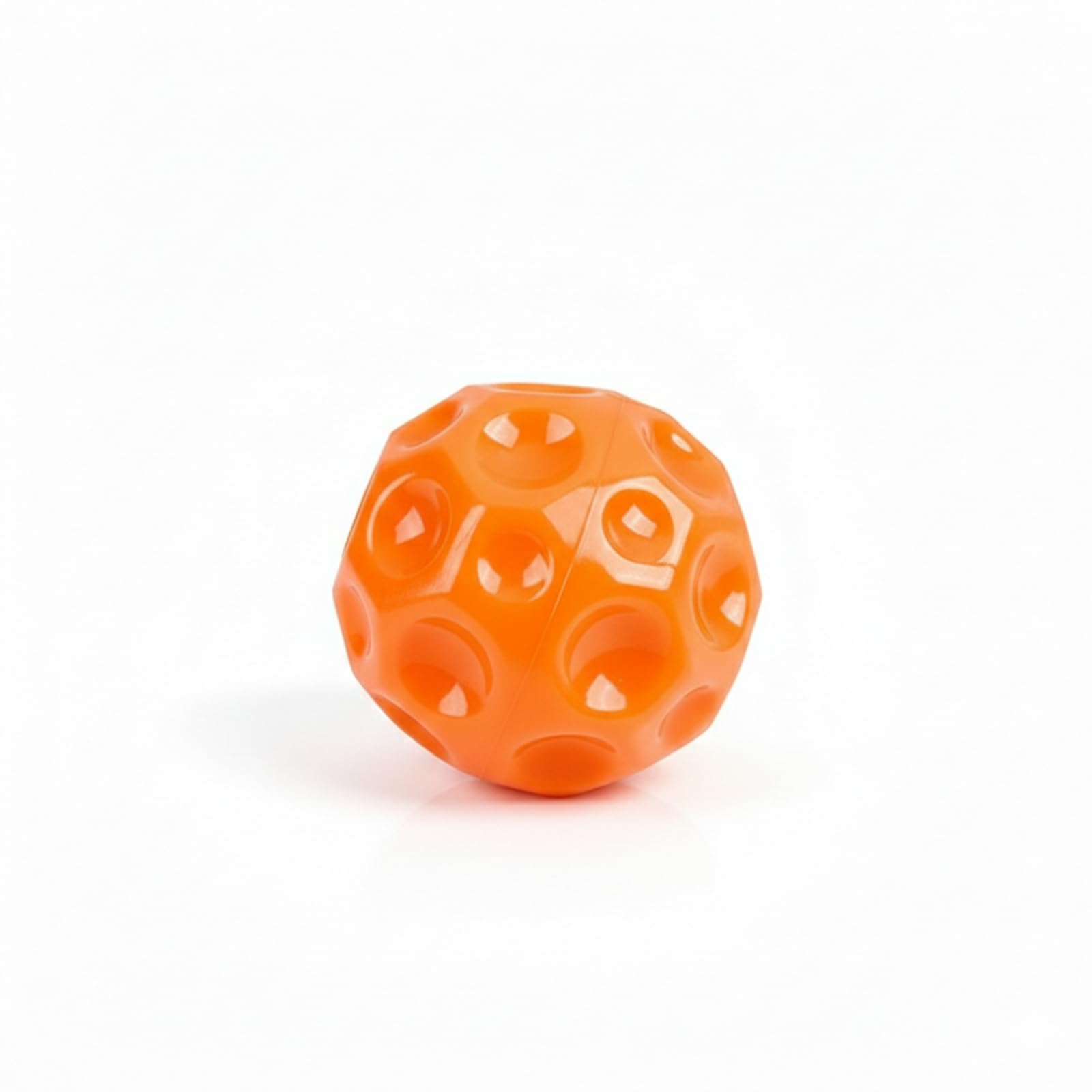 BohoBark NonToxic Hard Rubber Dog Chew Ball | Durable (6.5cm Small) Chew Toy for Dogs to Improve Dental Health & Weight Managem
