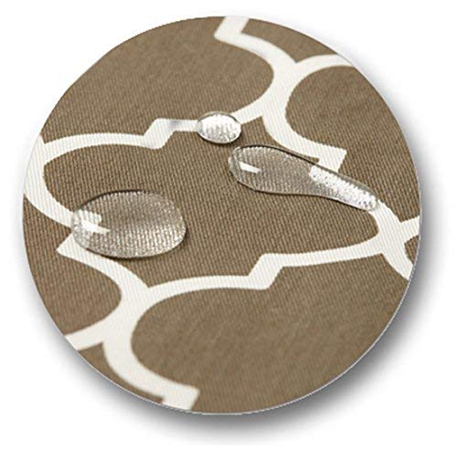 Midwest Homes For Pets Quiet Time Teflon Defender Dog Beds; Pet Beds Designed To Fit Folding Metal Dog Crates, Brown & White Geometric Pattern, 30-Inch