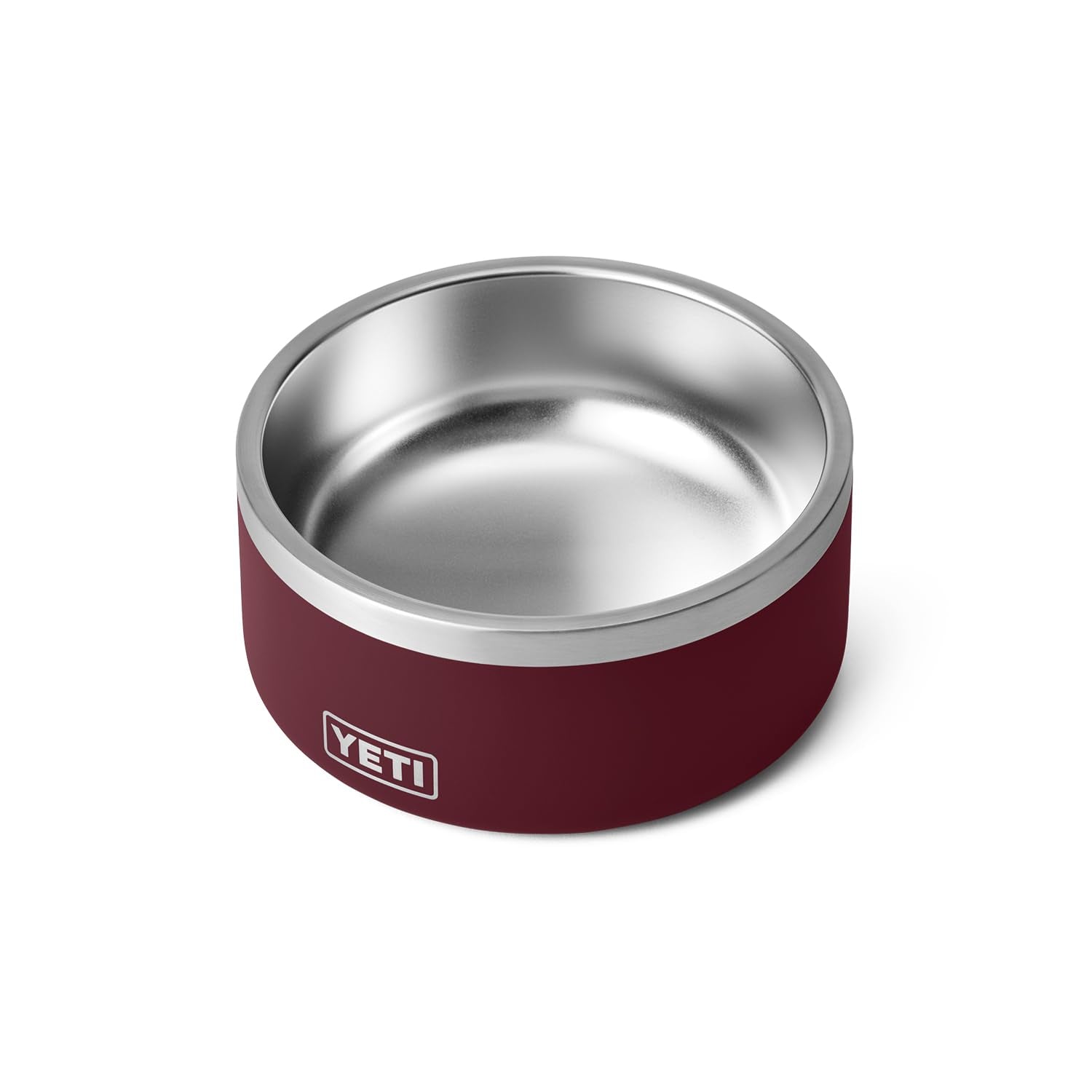 Yeti Boomer 4, Stainless Steel, Non-Slip Dog Bowl, Holds 32 Ounces, Wild Vine Red