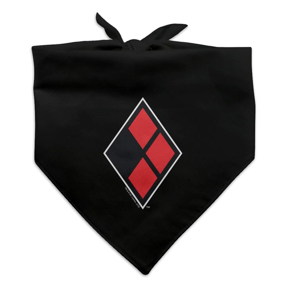 Graphics & More Harley Quinn Diamond Logo Dog Pet Bandana