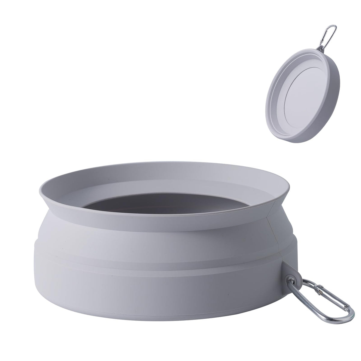 SLSON Spill Proof Dog Water Bowl for Cars,Collapsible No Splash Dog Travel Bowls Integrated Molding Portable Pet Bowl for Vehicl