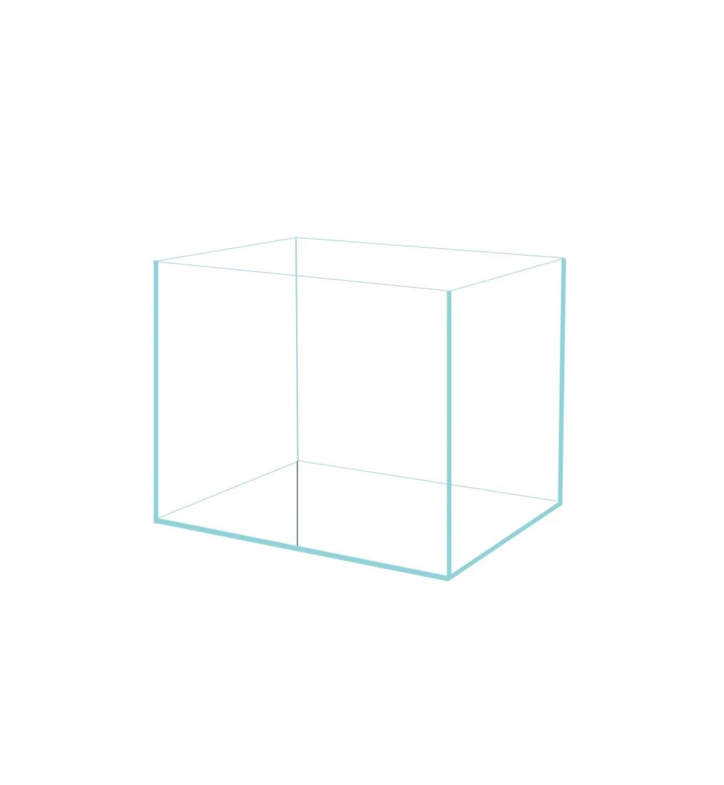 Awxzom Small Nano Tall Rimless Tank, Glass Fish Tank, Betta Tank (0.7 Gallon, 5.9X4.3X5.1In/15X11X13Cm)