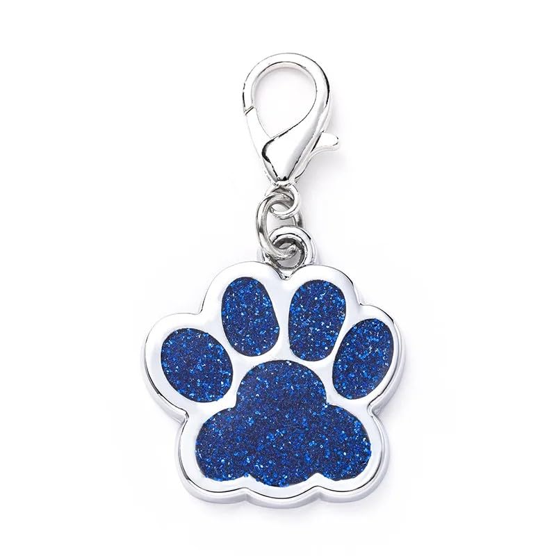 Coolliant Cute Personalized Pet Name Tags For Cats/Dogs - Glitter Custom Pet Id Tag, Dog Id Tags Engraved For Pets, Customizable