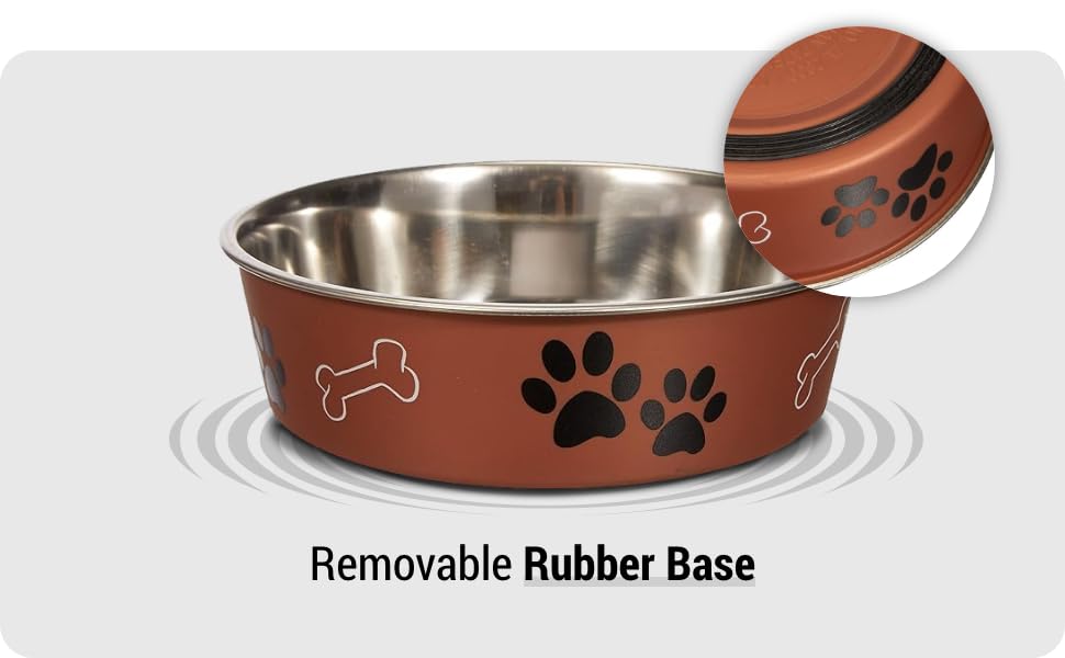 Loving Pets Bella Dog Bowl Size: Small (2' H X 5.5' W X 5.5' D), Color: Espresso