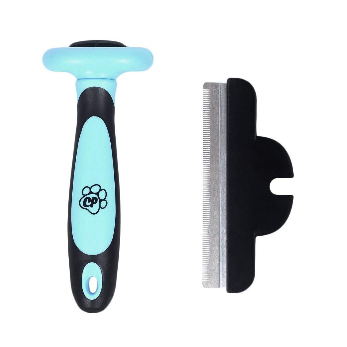 Chirpy Pets Pet Grooming Brush For Shedding, Long & Short Hair, Reduces Shedding By More Than 95%, Professional Deshedding Tool For Dog & Cat, Black