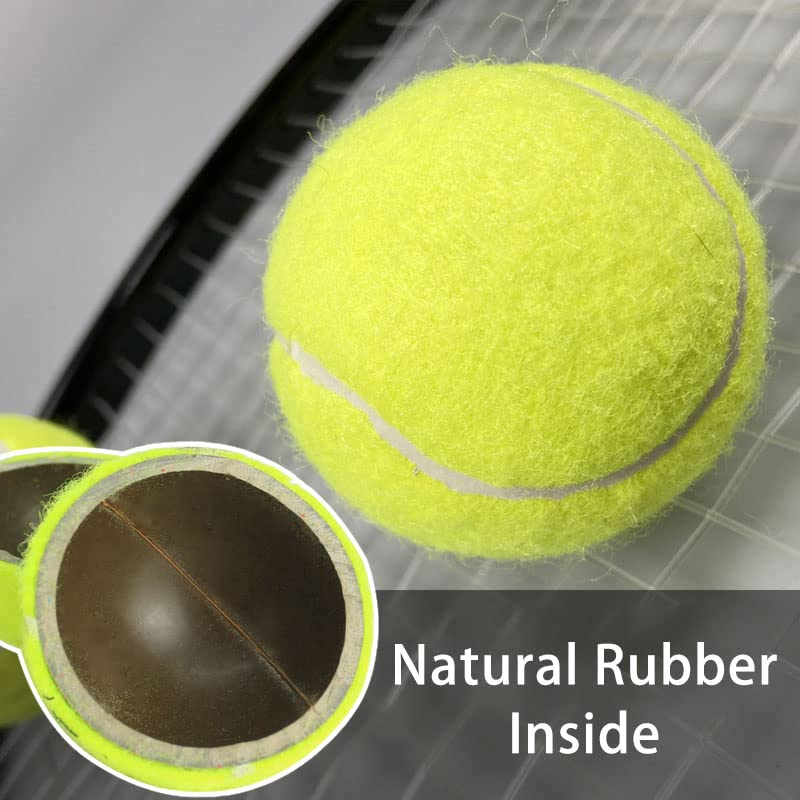 Kittail 12 Pcs Squeaky Tennis Balls For Dogs - 2.58' Interactive Doggy Toys - Mini Safe, Durable For Small Medium Large Dogs Training Playing, With 1 Reusable Carry Bag