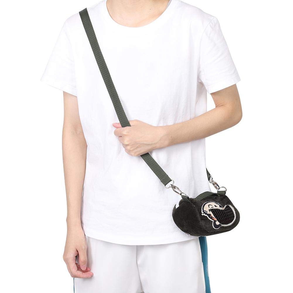 Pet Hamster Carrier, Blackish Green Flannelette Hamster Squirrel Travel Bags Portable Breathable Small Animal Carrier Outgoing S