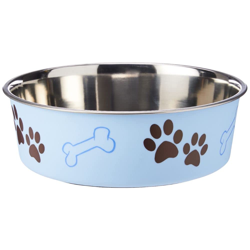Loving Pets Bella Bowl, Dog Bowl, Extra Large, Murano Blue