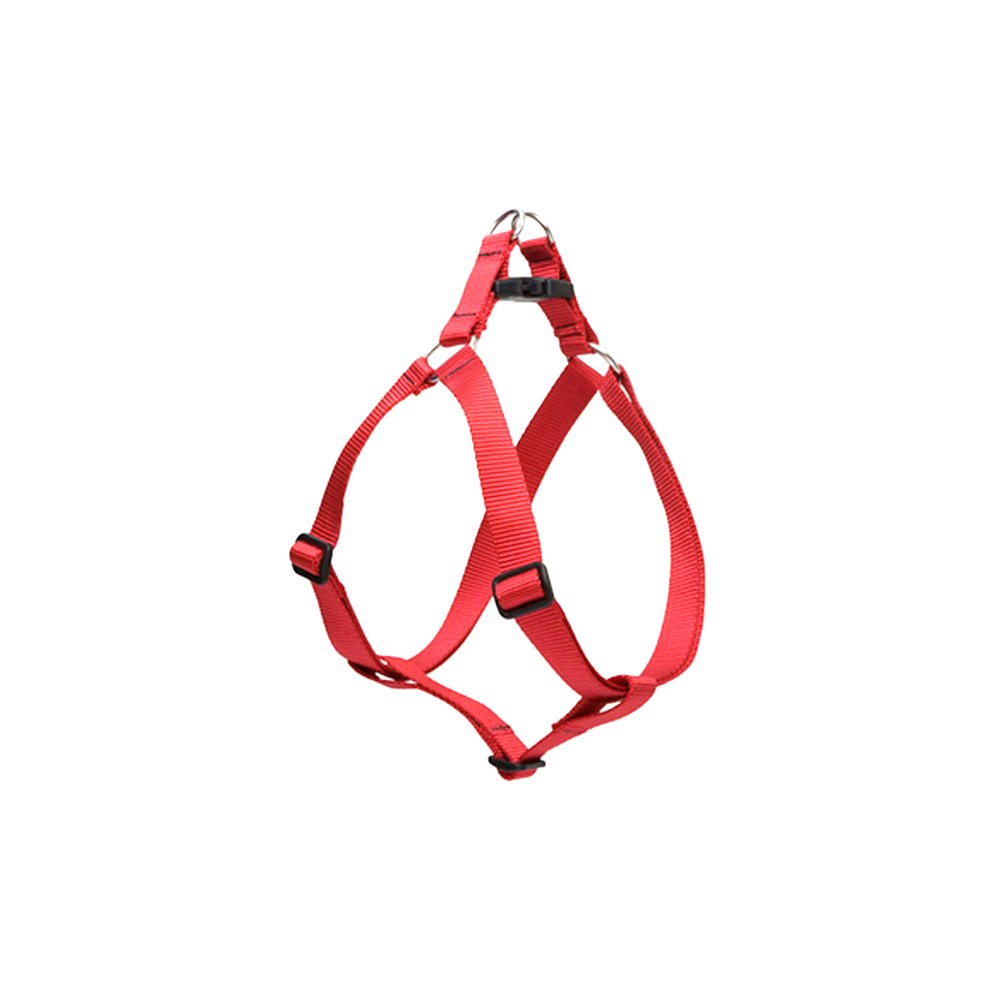 LupinePet Basics 3/4&quot; Red 15-21&quot; Step In Harness for Small Dogs