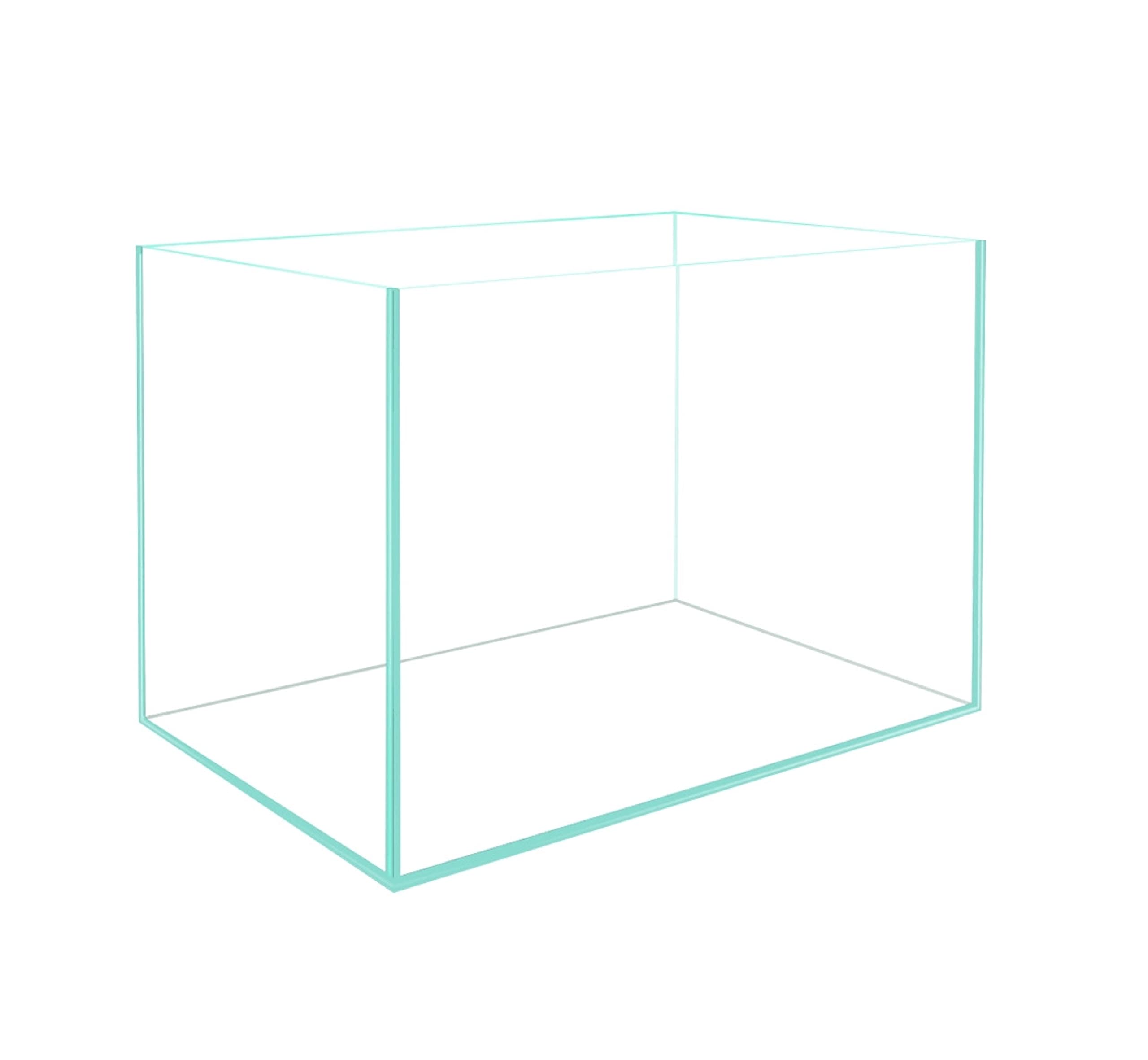 Awxzom Small Nano Rimless Tank, Clear Glass Fish Tank, 1.1 Gallon, 7.8X5.5X5.9Inch/20X14X15Cm, Betta Fish Tank