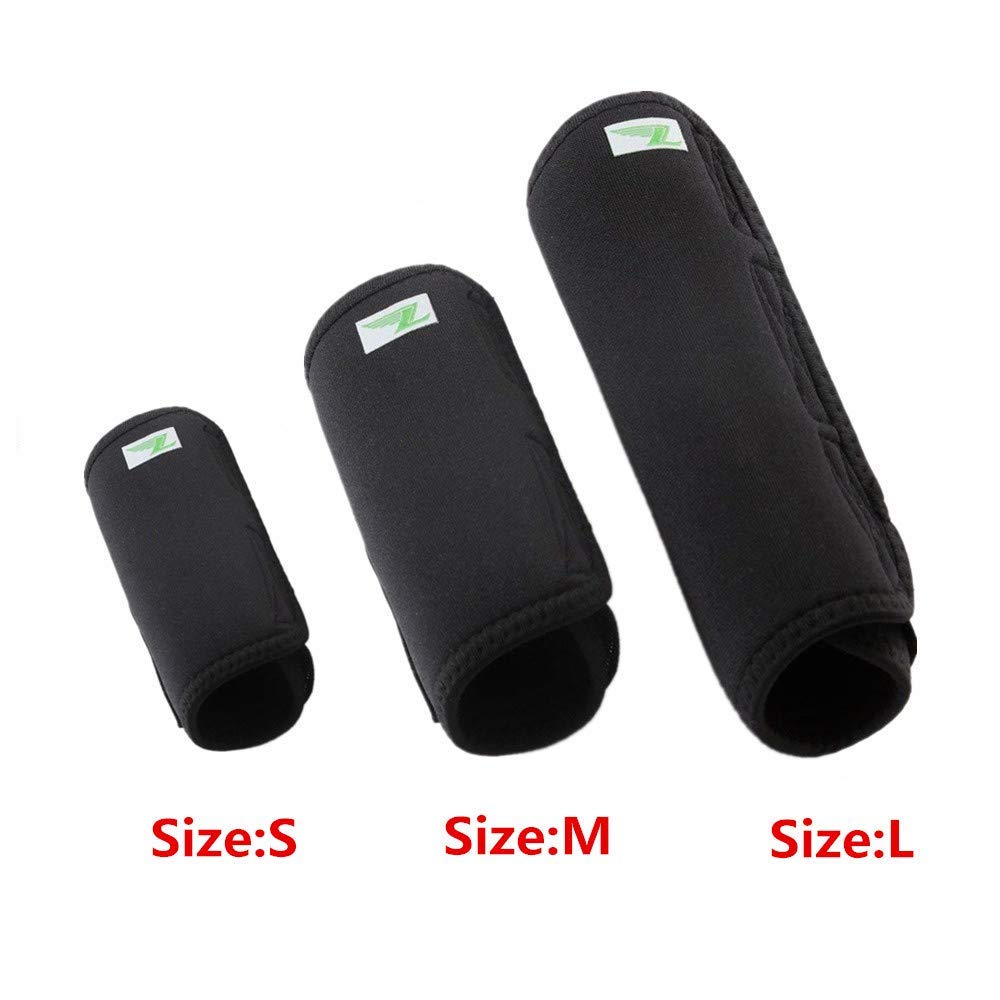 Dog Leg Brace One Pair Heals Hock Joint Wrap Sleeve for Front Legs(S/Front)