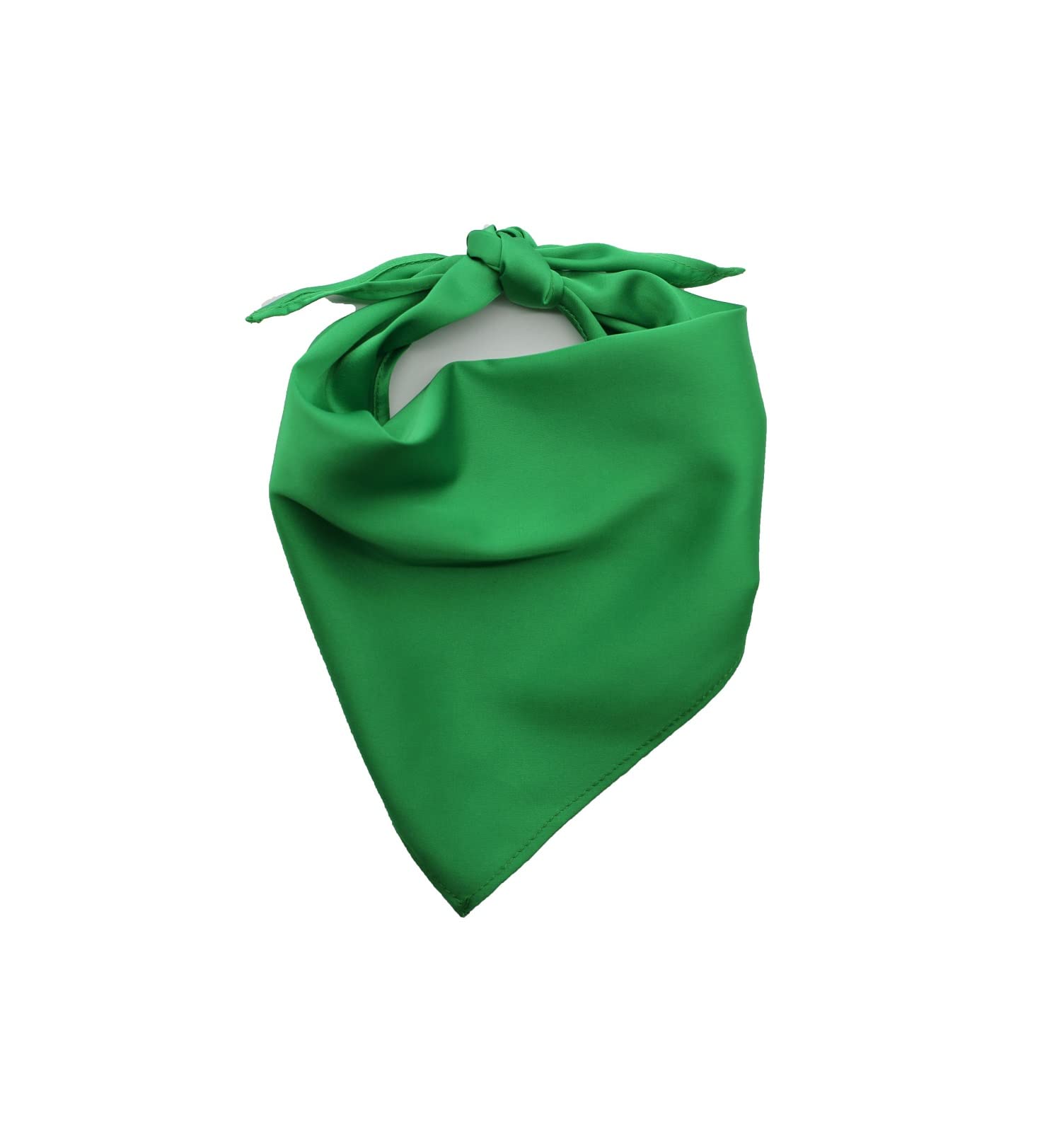 Eechicspace 1 Pack Green Dog Bandana Blank Polyester Dog Scarf For Small Dogs