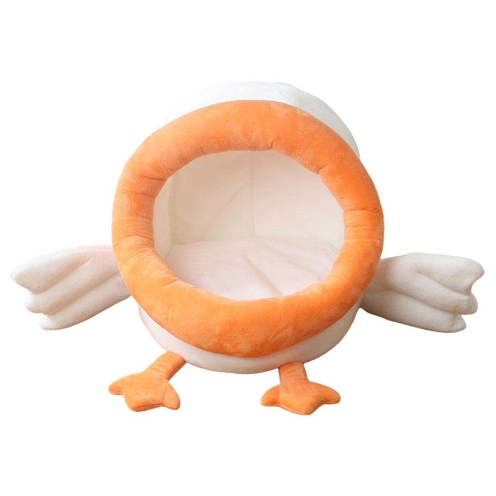 ZOOMELLA Pet Bed PP Cotton Pet Furniture SemiClosed Kennel Warm for Indoor Cat Dog M|Beds|Pet Supplies