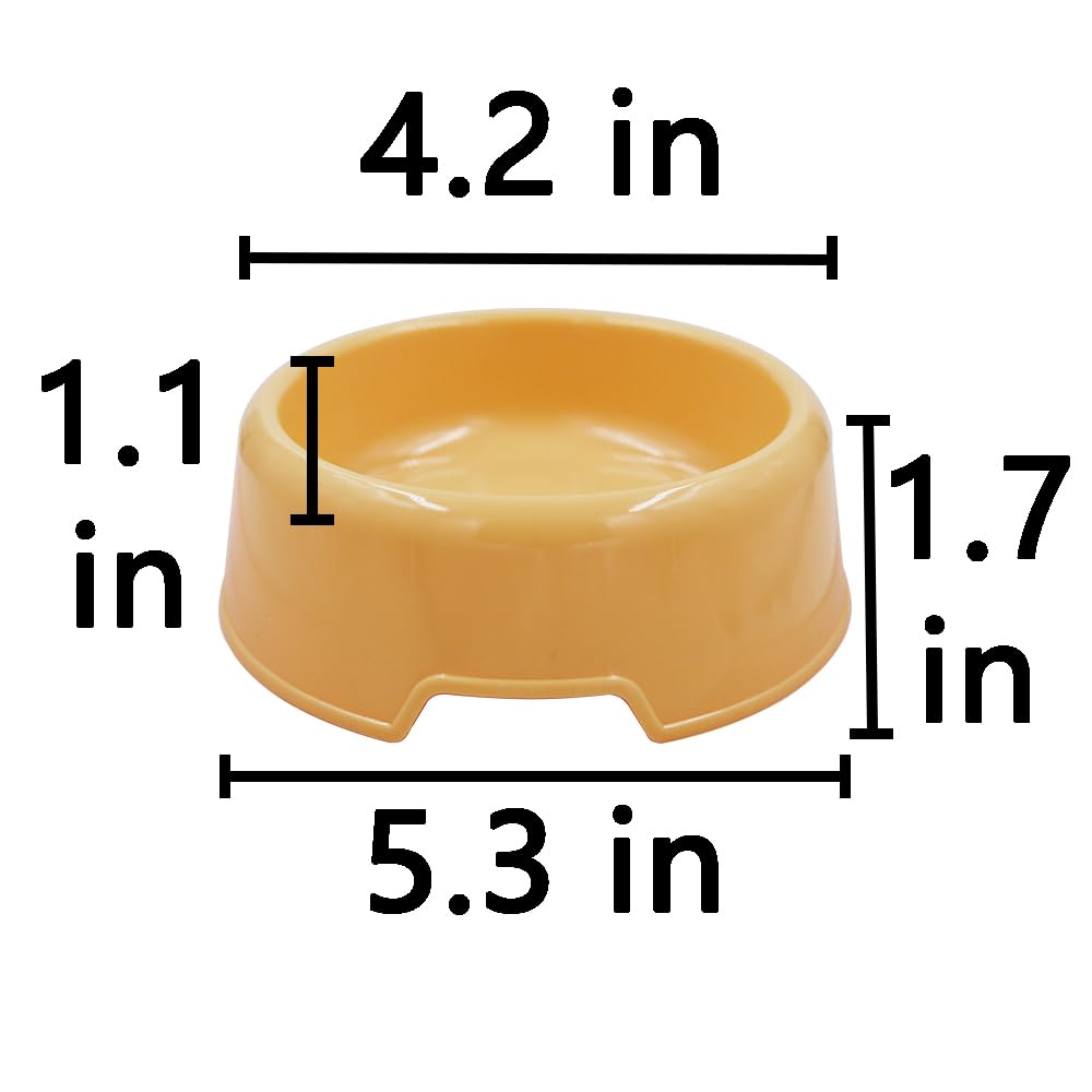Dog Bowls Cat Bowls (Orange, Small)