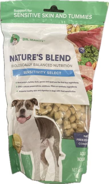 Dr. Marty Natures Blend Sensitivity Select Freeze-Dried Raw Dry Dog Food 6 oz
