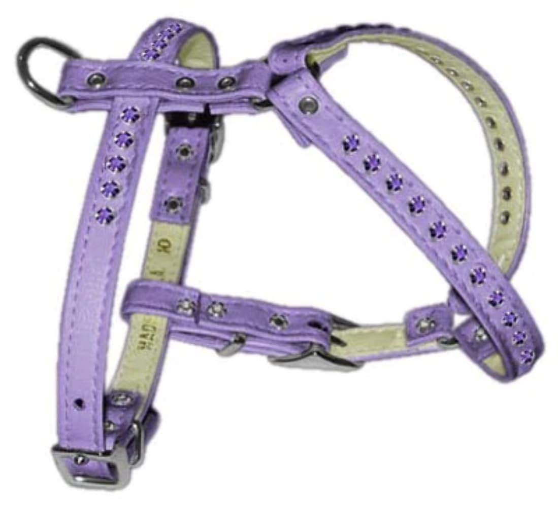 Dog, Puppy & Pet Comfort Harness, &quot;Jeweled&quot; Pink 16