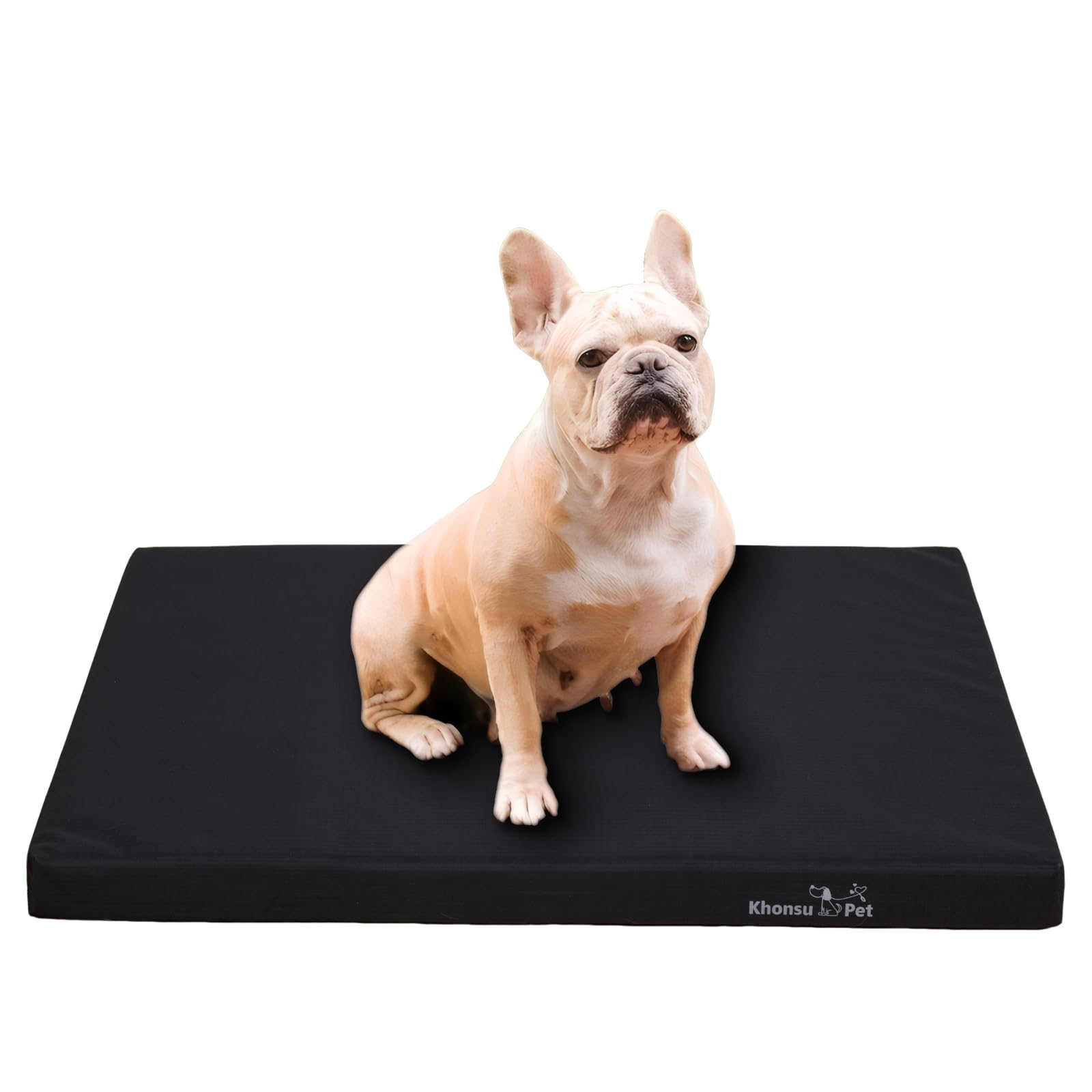 Khonsu Pet Waterproof Tear Proof Dog Bed - 1000D Ripstop Oxford For Outdoor/Indoor Use, 800Lbs Tear Strength (25Lb Size S)