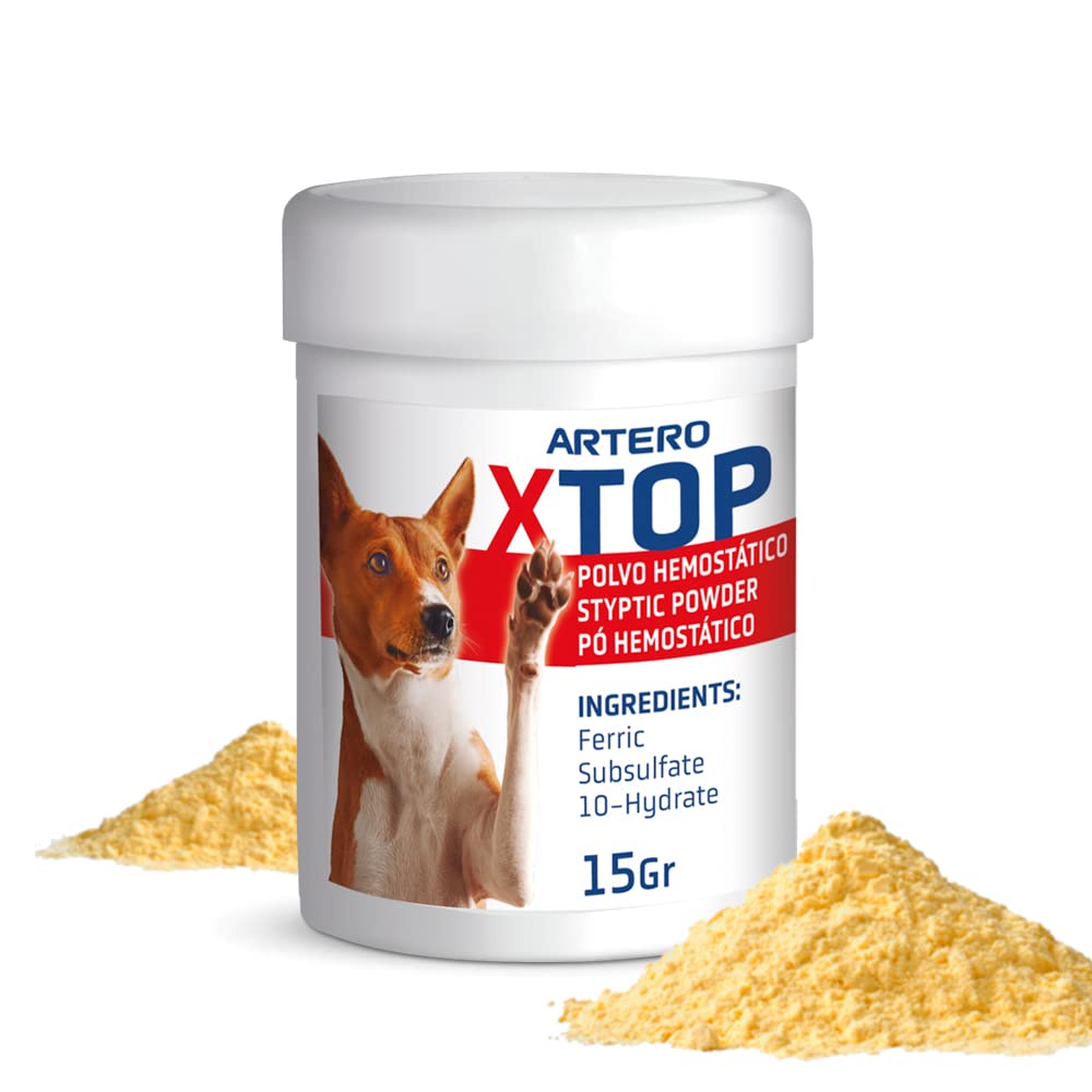 Artero X-Top Pet Hemostatic Powder (Dogs And Cats) - Instant Closes Small Bleedings Produced By Cut Of One Or Scratches.