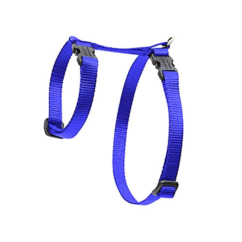 Lupinepet Basics 1/2' Blue 12-20' H-Style Harness For Small Pets