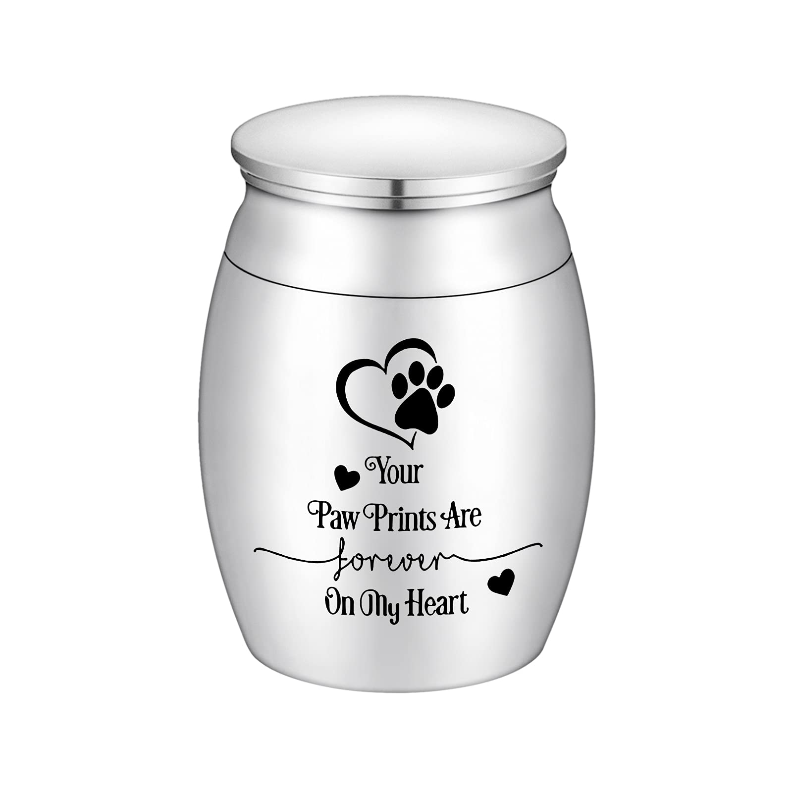 Small Dog Urn For Ashes 1.57 Inches Mini Cremation Urn For Pet Ashes Tiny Pet Paw Keepsake Urn Mini Urn For Cat Ashes Holder-You