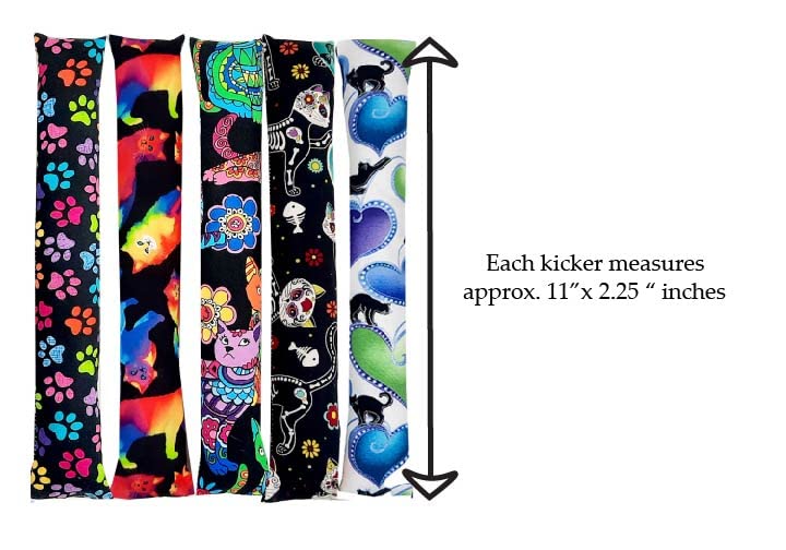 One Catnip Kicker Toy 11''/30 Designs, Silver Vine Toys, Cat Kicker Toy, Christmas Gifts For Cats, Cat Birthday Gift, Kicker Sti