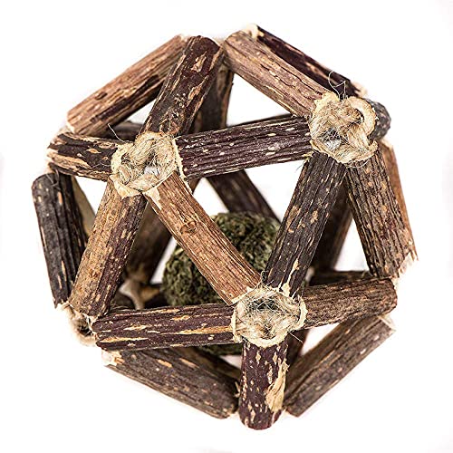 Pups&Pets Cat Ball Vine Sticks Catnip Exquisite Ball Pet Biting Toy Teeth Care Funny Fitness Ball.