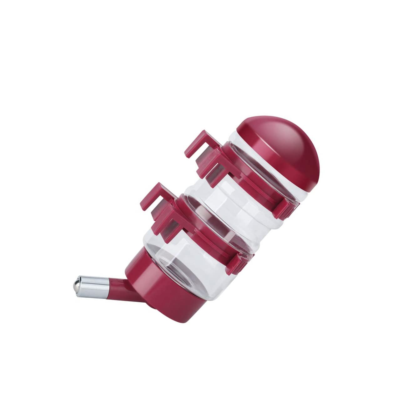 No Drip Dog Kennel Water Bottle Dispenser For Crate, 400Ml Dripless Pet Drinking Fountains Kettle With Automatically Feeding Wat