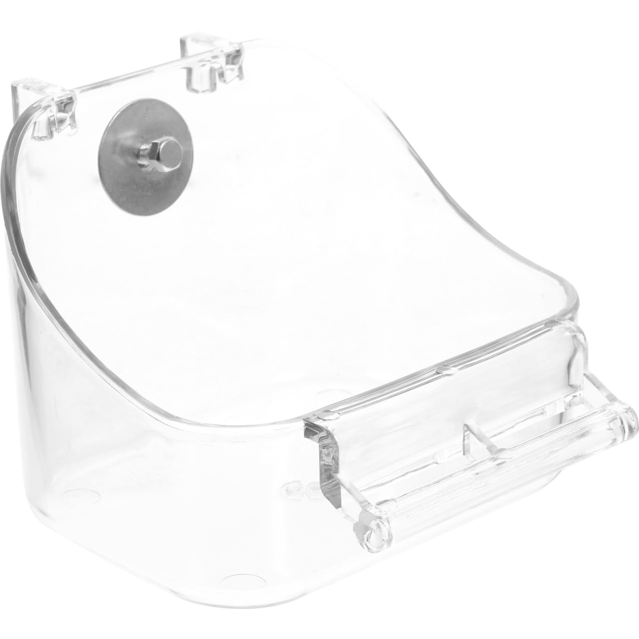 Ipetboom 1 Set Bird Bathtub Bath Shower Box Bowl Hanging Bird Bath Cube Parrot Bath Tub Parakeets Bird Feeder Cage Accessory for