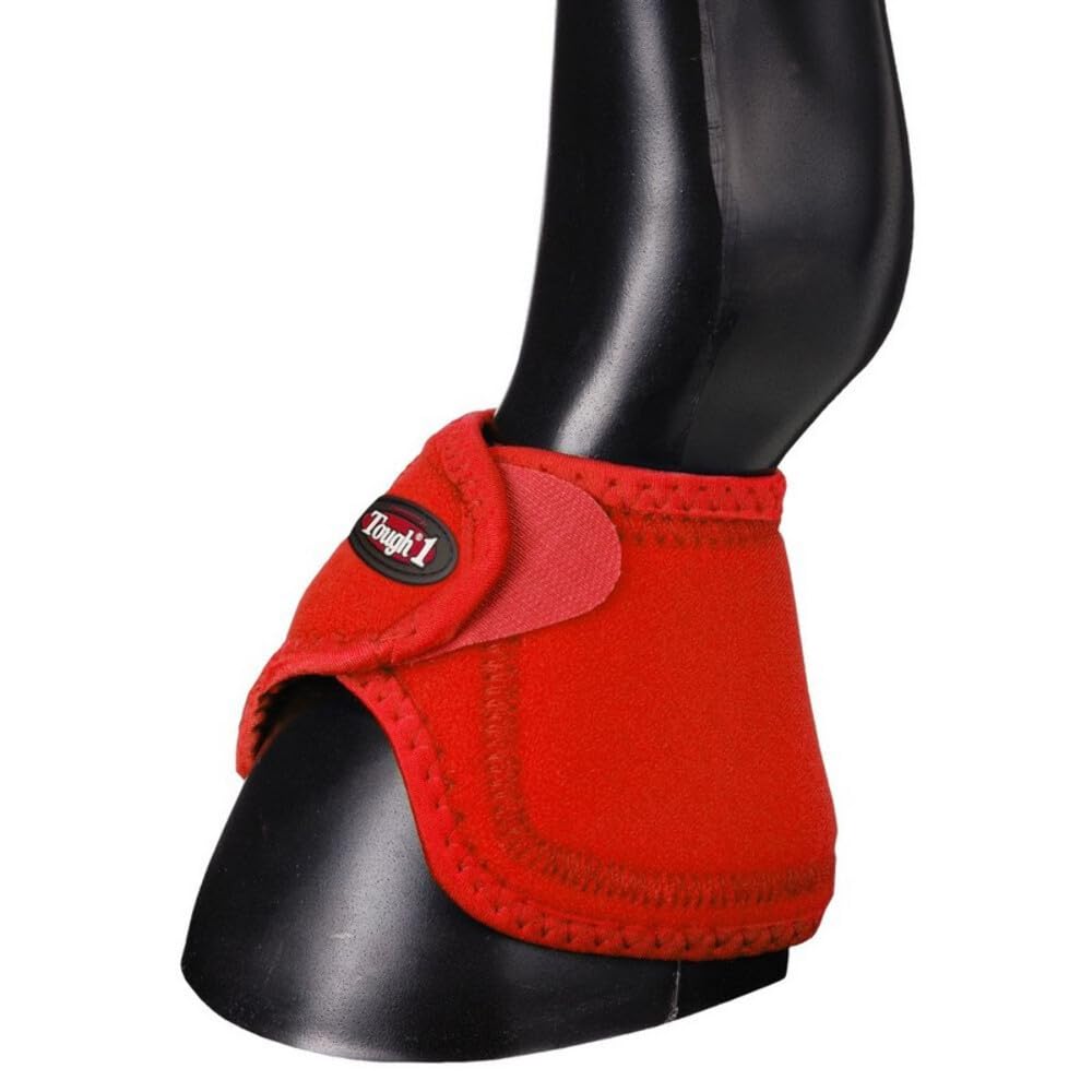 Tough 1 Performers 1St Choice No Turn Bell Boots, Pink, Large