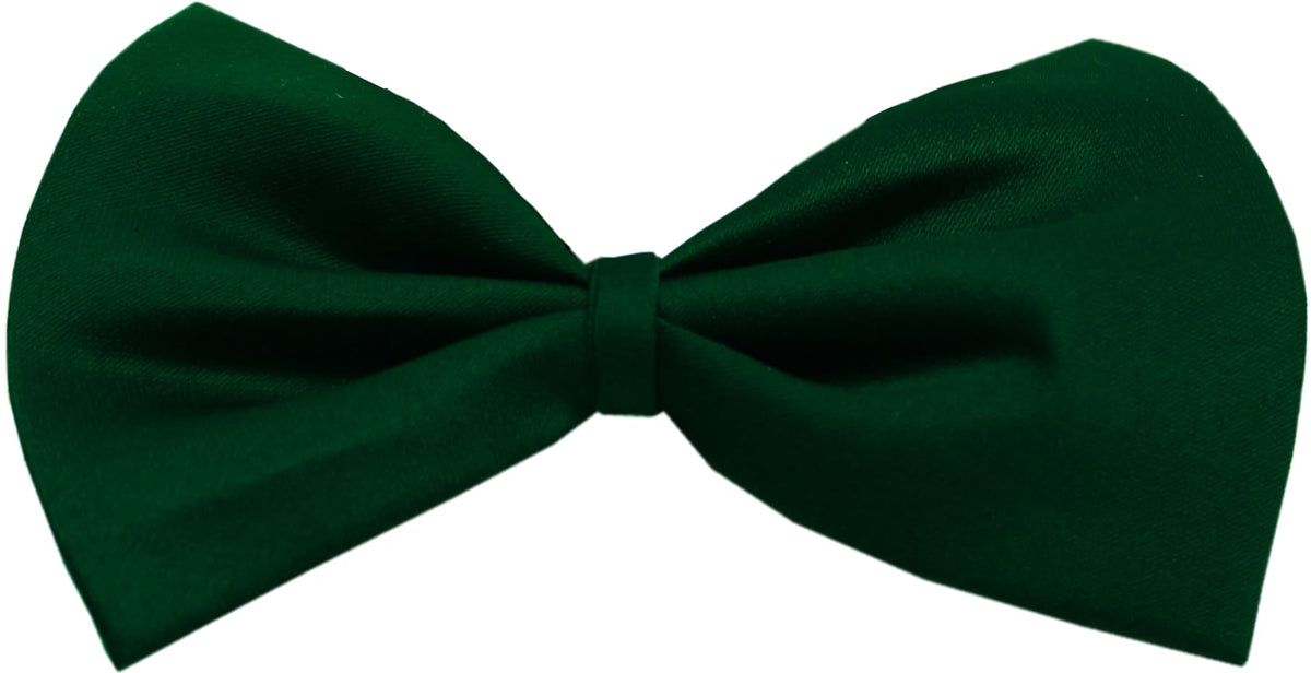 Pet, Dog and Cat Bow Ties, St. Patrick's Day Group *Available in 10 Different Pattern Options!* Collar Strap Emerald Green Solid