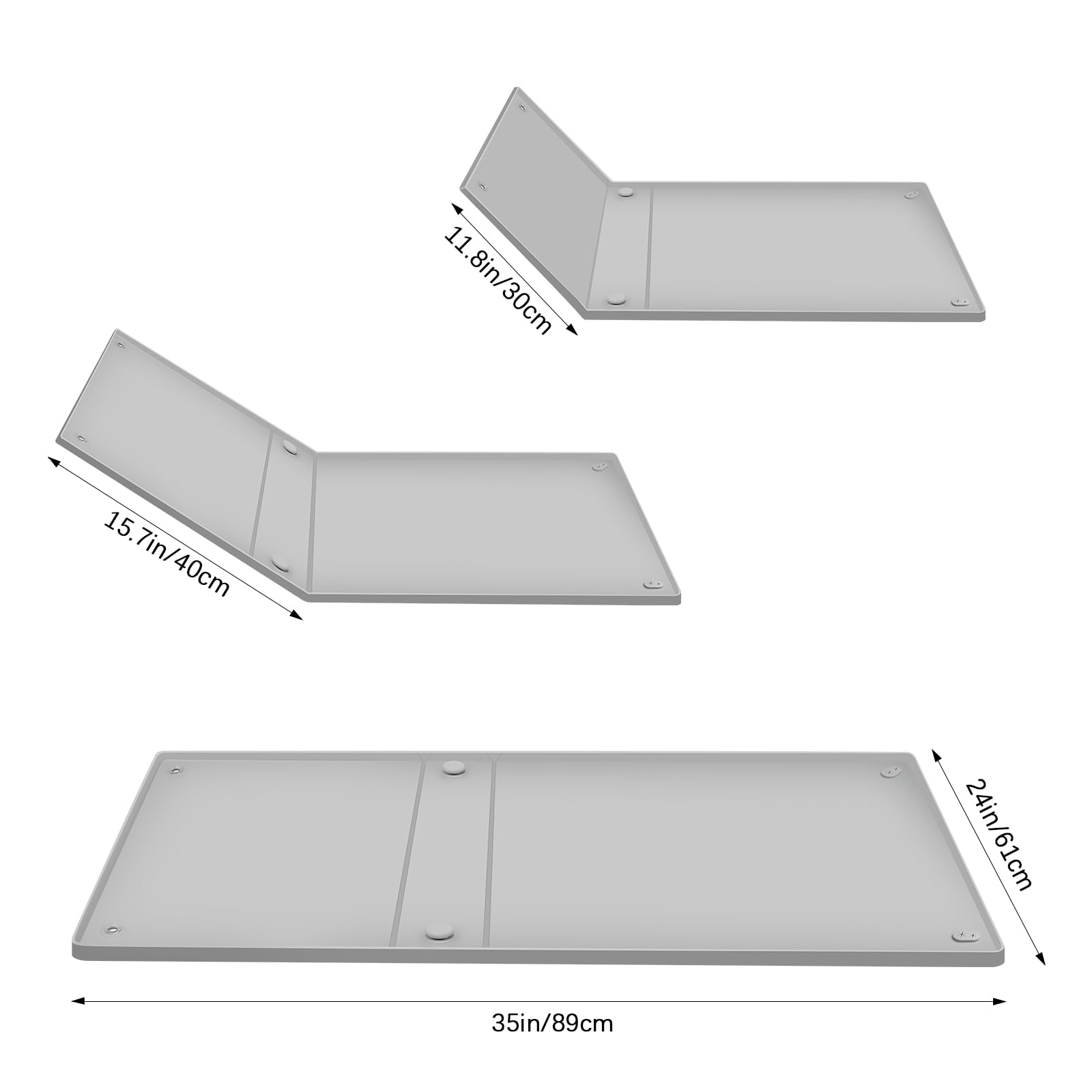 Dog Pee Pad Holder Tray, Non-Slip Puppy Pee Pad Holder, Fits Up to 35 '' X 24 '' Training Pads, High Edge Easy to Change Pee Pad