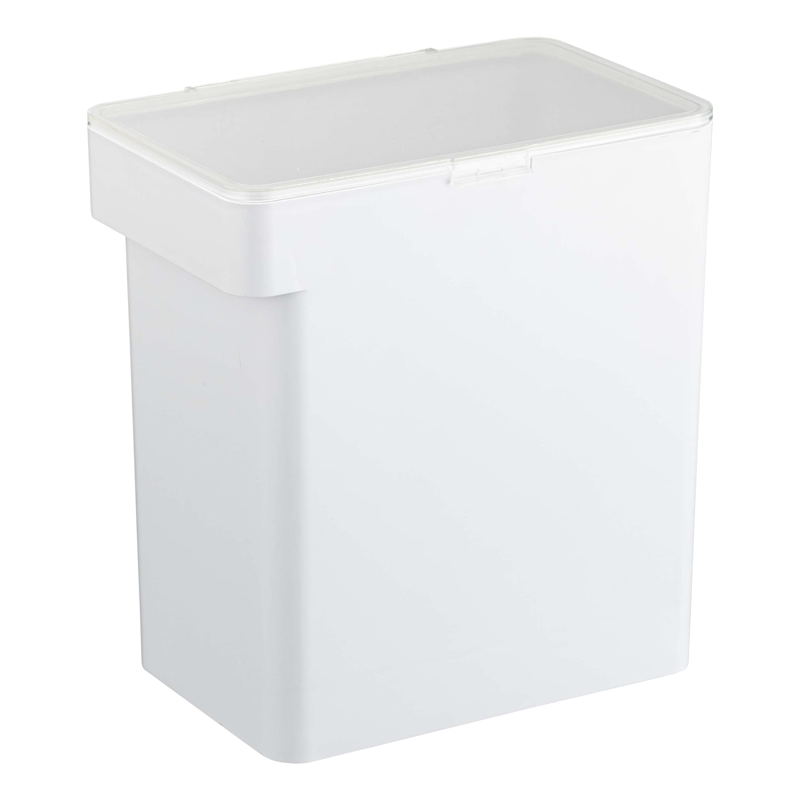Yamazaki Home Airtight Pet Food Storage Container - Cat and Dog Food Holder Bin with Transparent Lid and Handle PolypropyleneLar