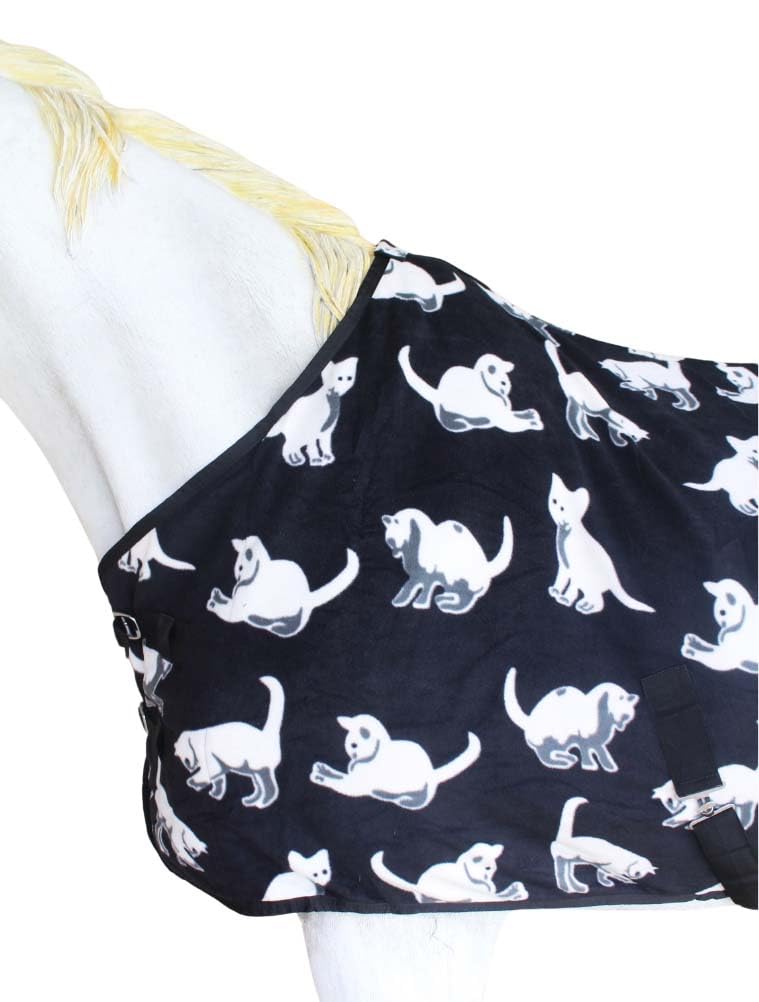Challenger 84' Horse Soft Fleece Cooler Exercise Blanket Wicks Moisture Winter Liner 43Ee02