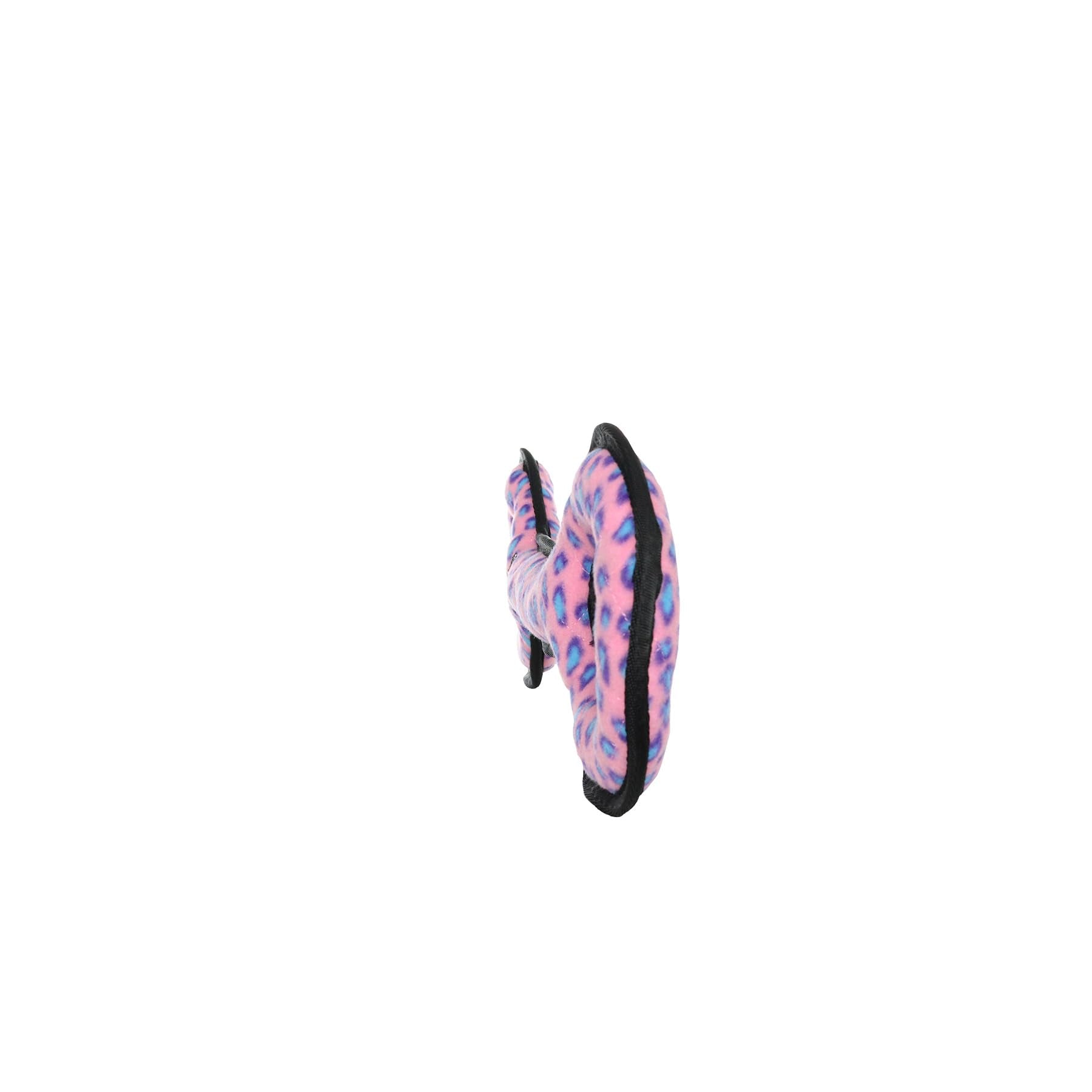 Tuffy- World'S Tuffest Soft Dog Toy- Ultimate Tug-O-War- Pink Leopard-Squeakers - Multiple Layers. Made Durable, Strong & Tough. Interactive Play (Tug, Toss & Fetch). Machine Washable & Floats