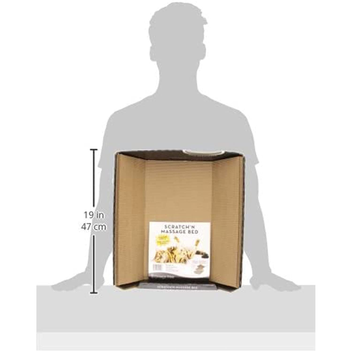 Omega Paw Ripple Board Scratch'N Massage Bed