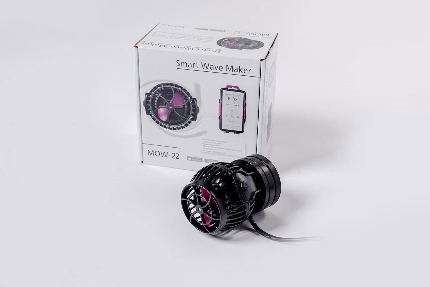 Jebao Mow Smart Wave Maker With Lcd Display Controller For Saltwater Tank Magnetic Base (Mow-22)