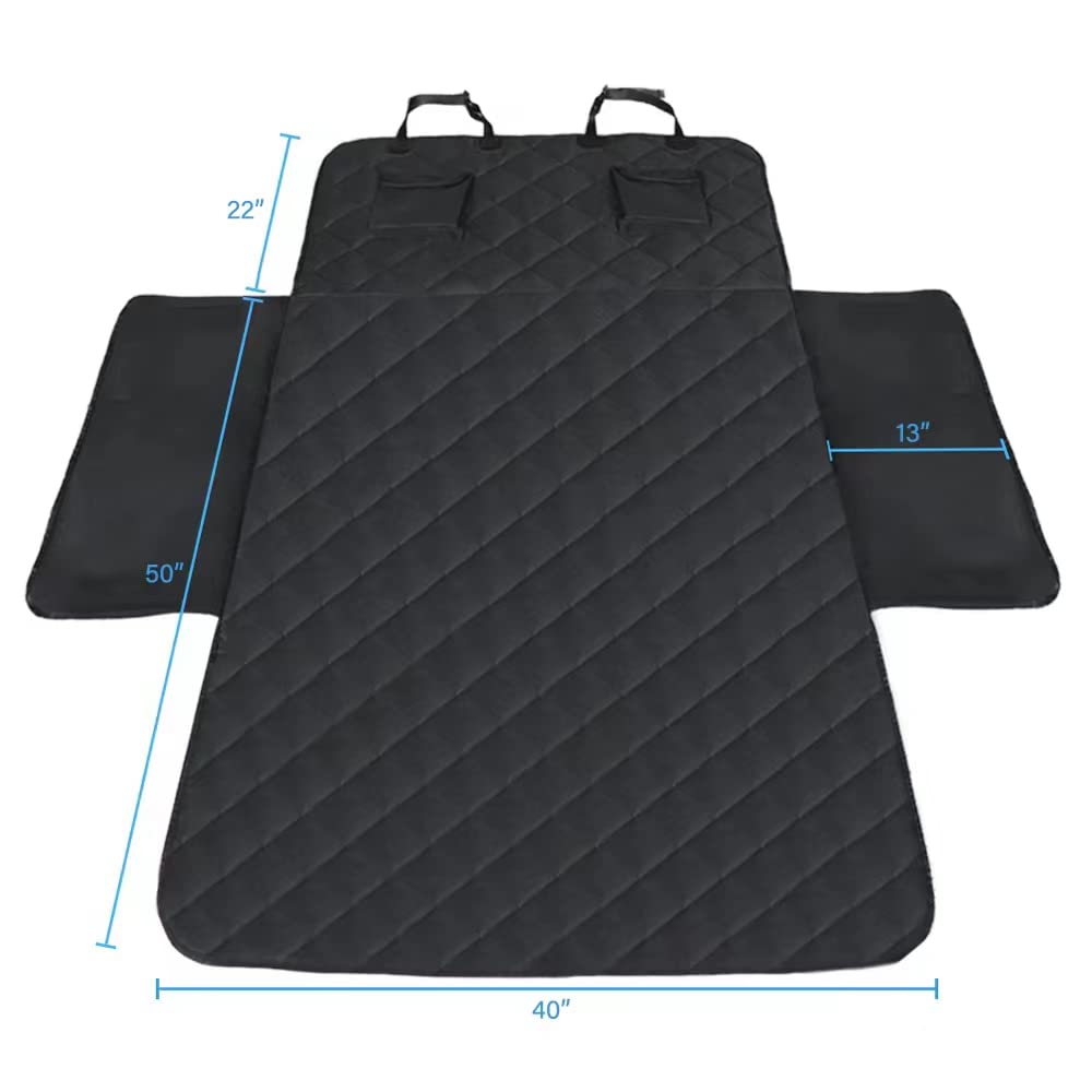 Rbsc Home Dog Car Seat Covers - Waterproof 40 Inches Cargo Liner For Dogs Heavy Duty And Nonslip Cargo Cover For Trucks, Jeeps And Suvs