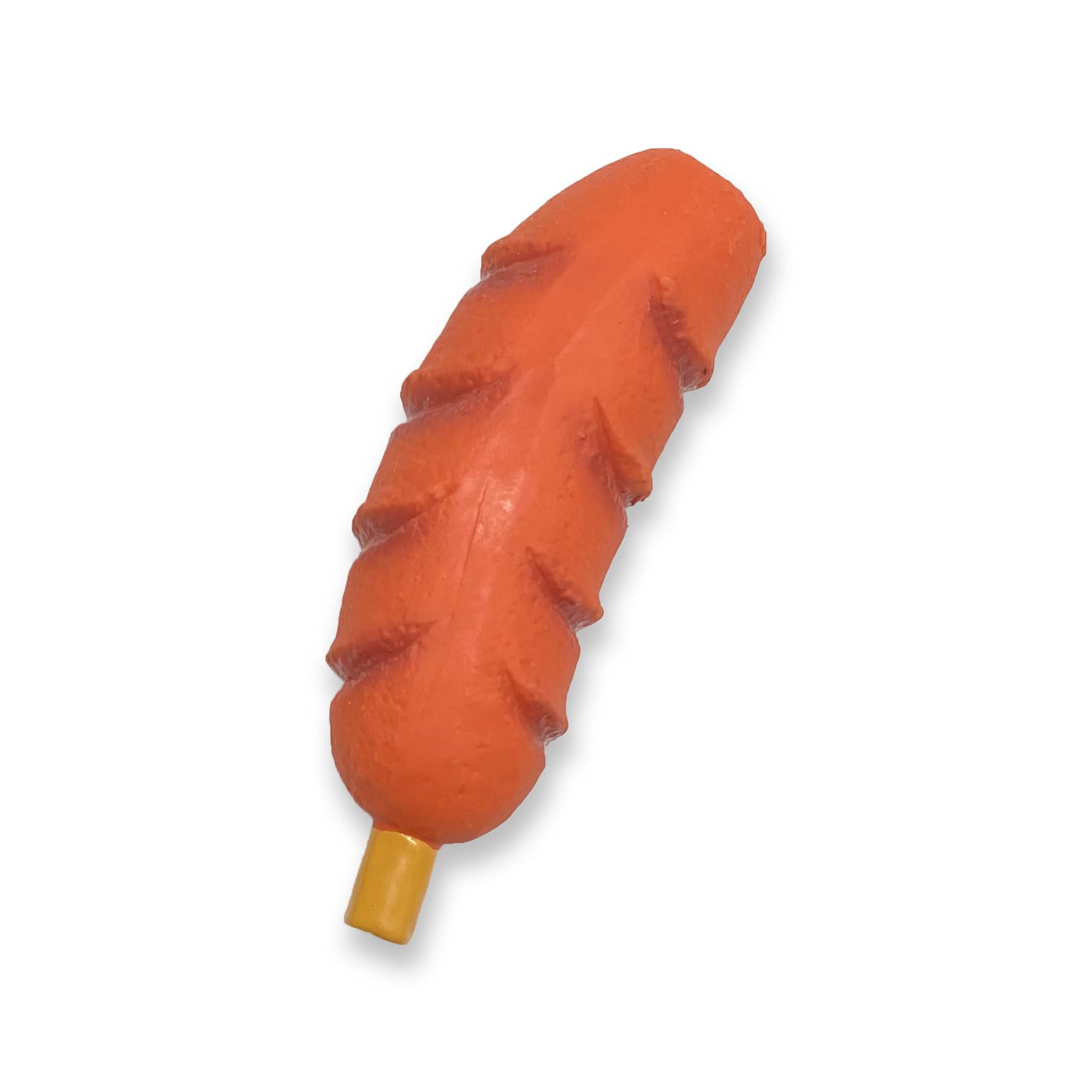 WANT CHEW Squeaky Latex Dog Toy Sausage 5.91