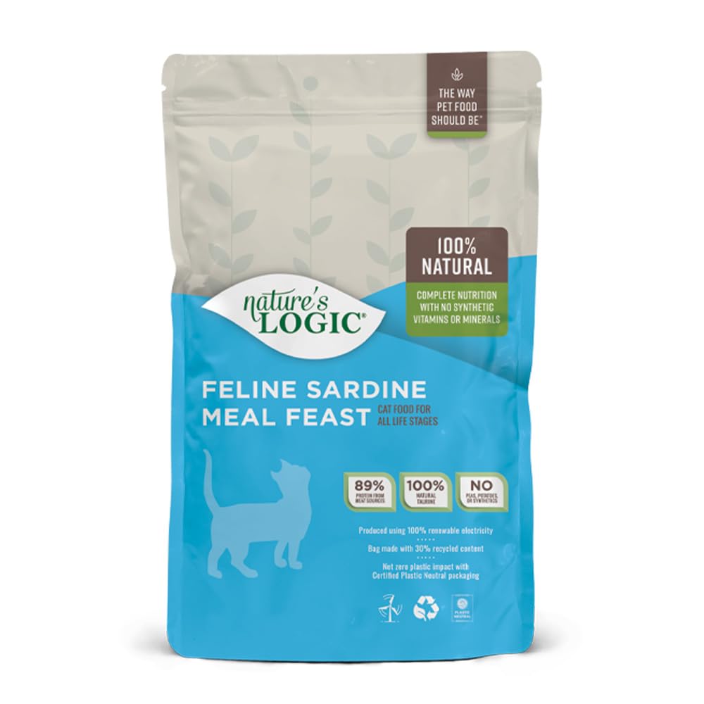 Natures Logic Sardine Dry Cat Food (1 Pack), 3.3 lb