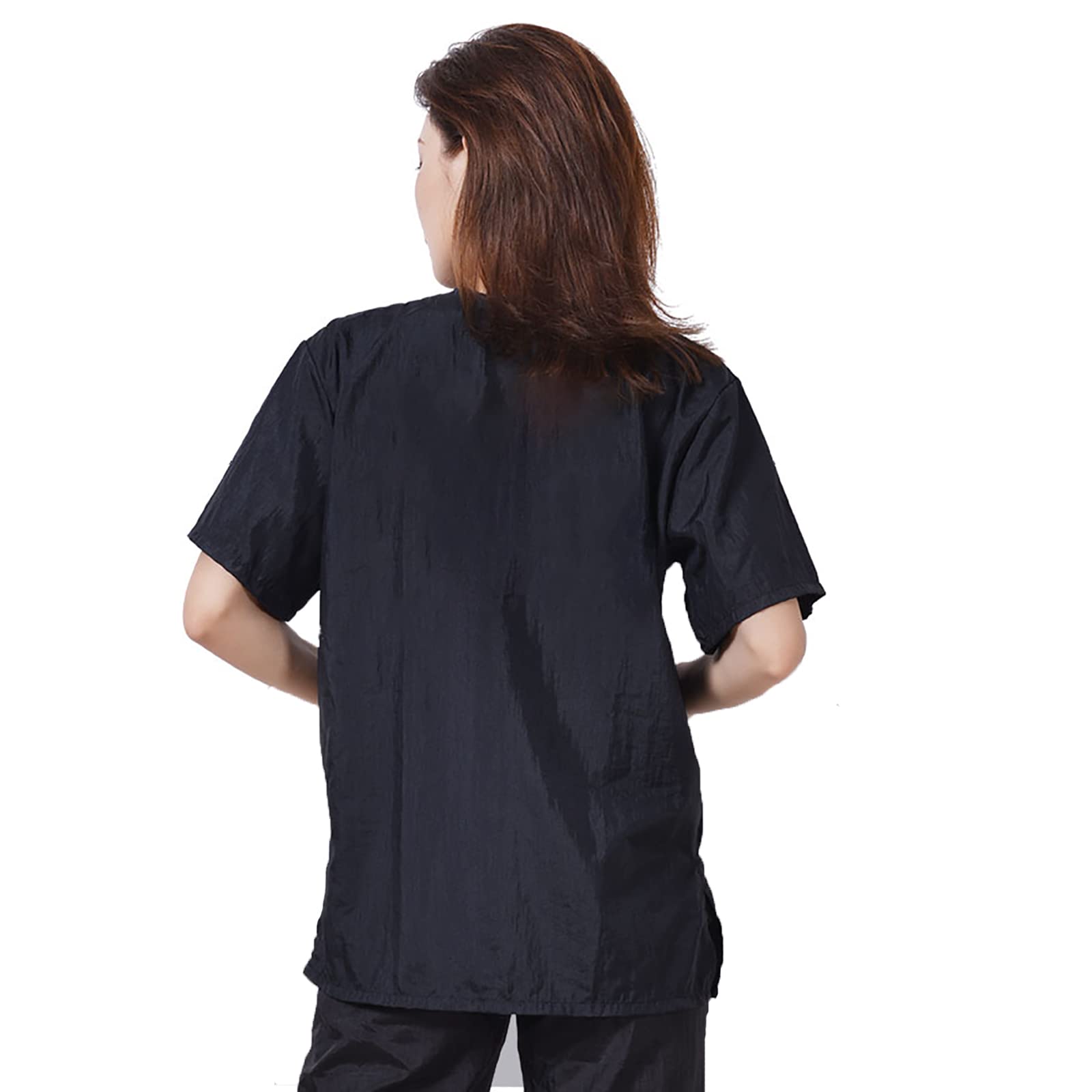 Gliitatu Dog Grooming Smock Barber Jackets For Women Men Professional Pet Groomer Smock Cosmetologist Barber Smock (M)