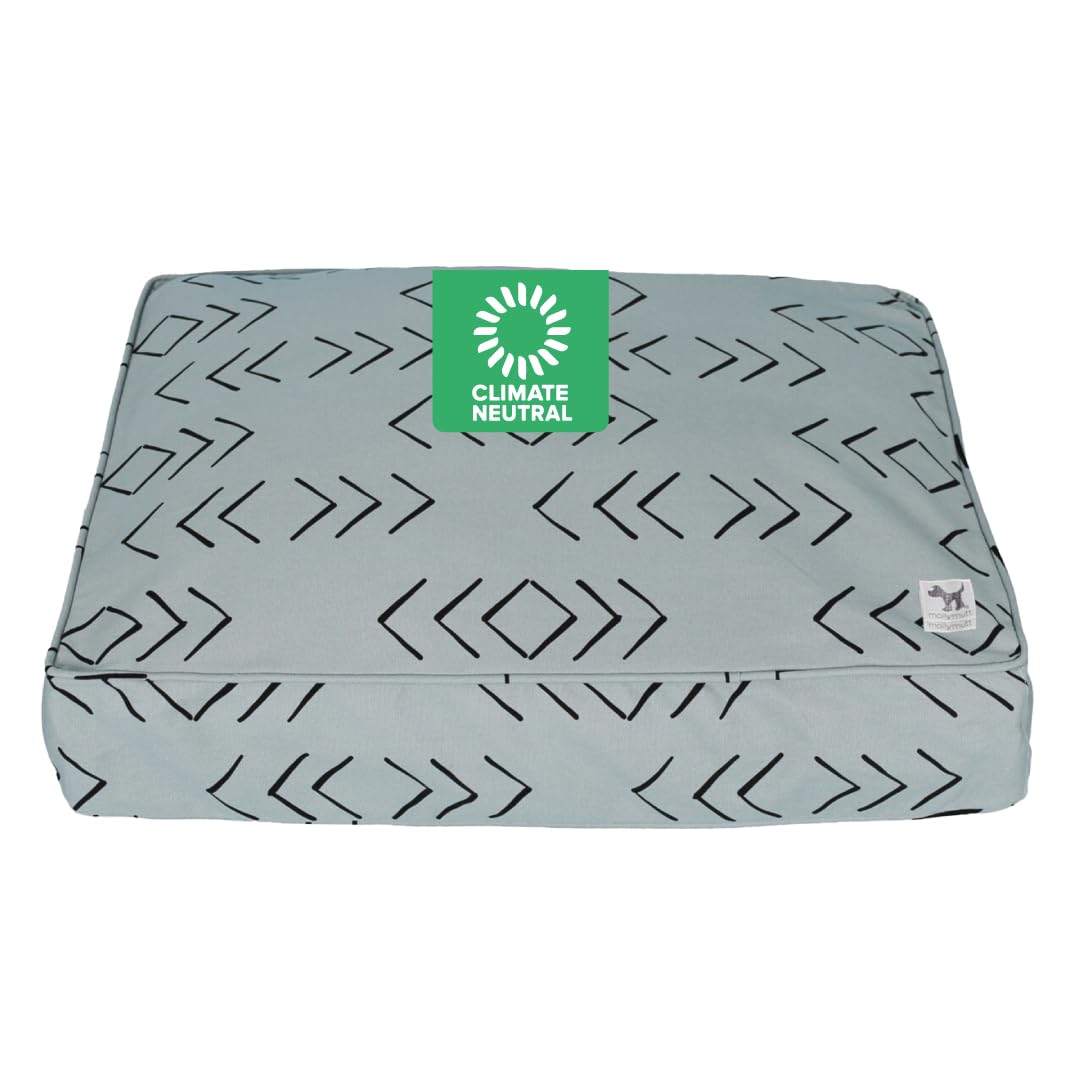 Molly Mutt Medium To Large Duvet Cover, Reflections, Blue/Gray With Black Arrows, 27''X36''X5''