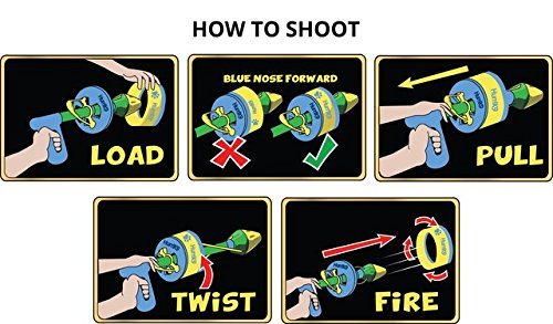 Hurrik9 Dog Ring Launcher, Starter Pack Launcher + 3 Standard Rings