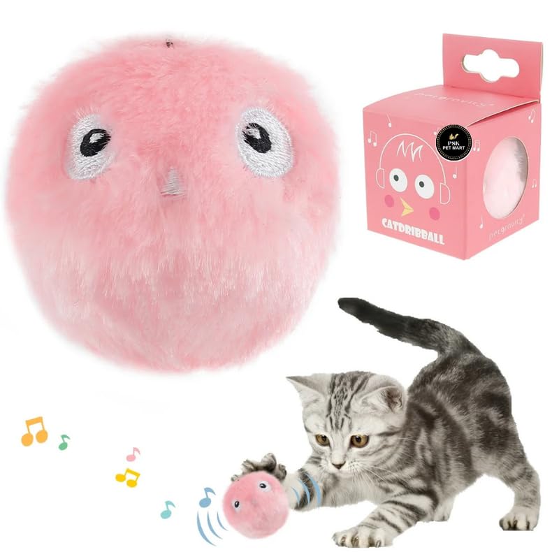 Psk Pet Mart Cat Toys Balls  Sound Cat Enrichment Toys  Stuffed Cat Toy For Indoor Cats, Fluffy Interactive Cat Kicker, Animal