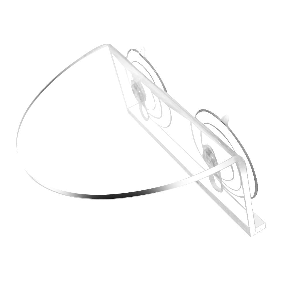 2Pack Aquarium Shelf,Transparent Acrylic Ledge Plants Holder for Substrate and Live Plants,with Strong Suction Cups for Fish Tan