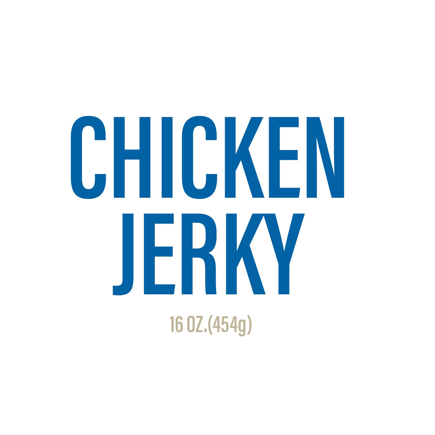 Chewers Joy Chicken Jerky (1LB) - Natural Dog Treats - High Protein, Made with Real Chicken Breast