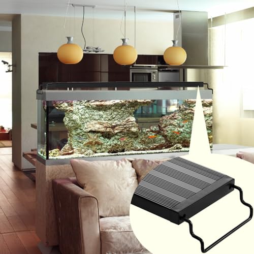 VEVOR Aquarium Light, 36W Full Spectrum Fish Tank Light with 24/7 Natural Mode, Adjustable Timer & 5-Level Brightness, with Alum