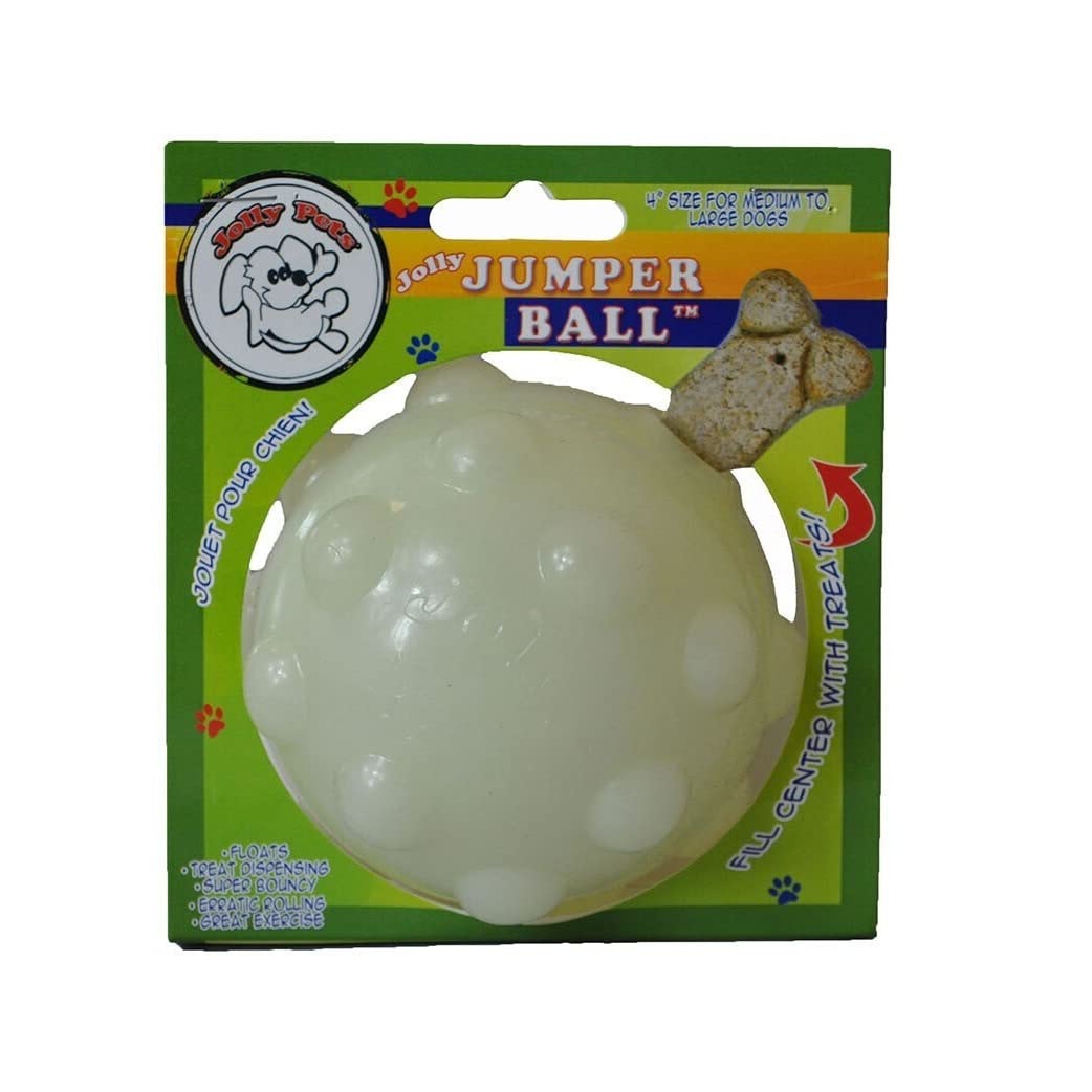Jolly Pets Orange Jolly Jumper Ball Dog Toy 3 In