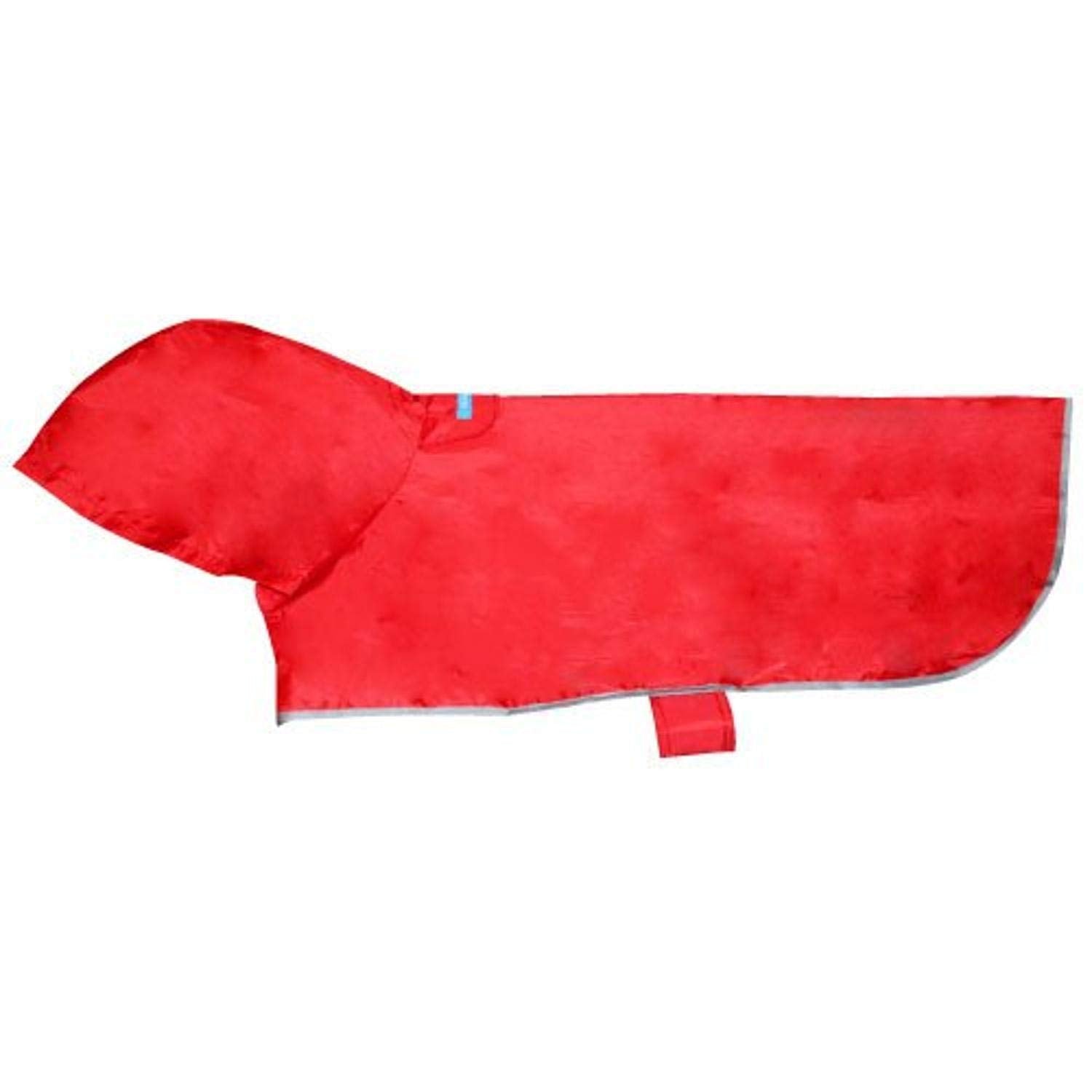 Rc Pet Products Packable Dog Rain Poncho Crimson - X Large