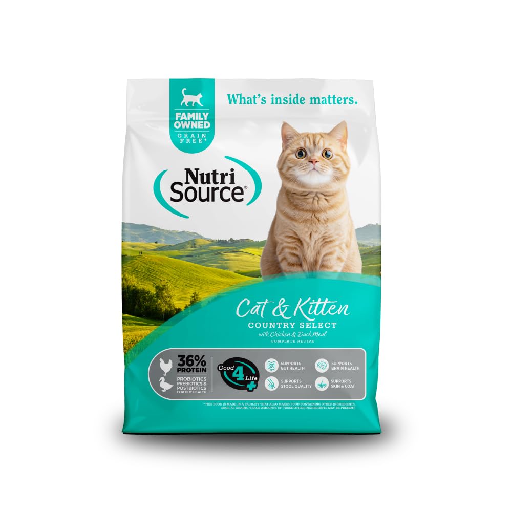 NutriSource Grain Free Cat & Kitten Country Select, 12LB (Pack of 1)