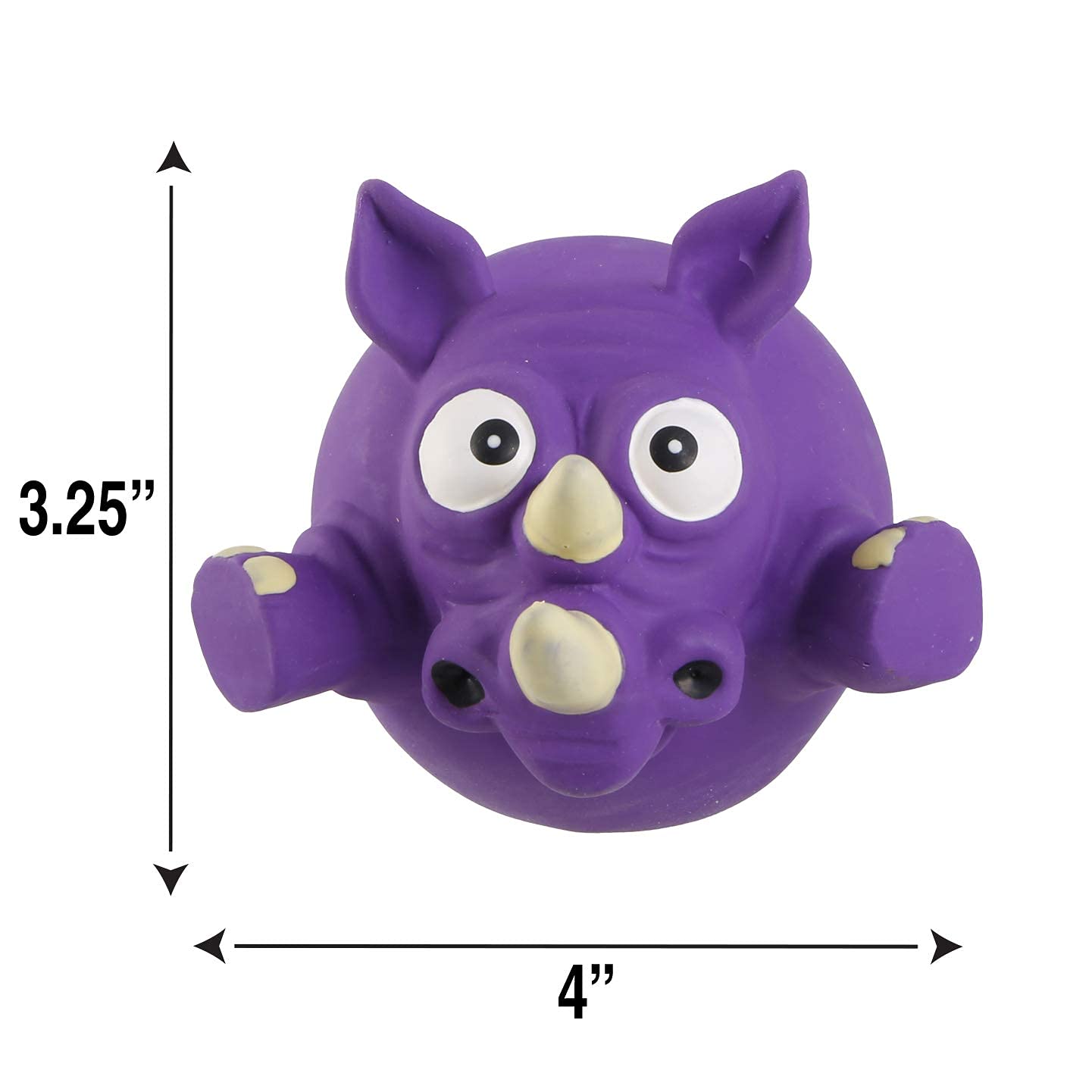 Hartz Dura Play Zooballoons Dog Toy, 1 Count (Pack Of 1), All Breed Sizes